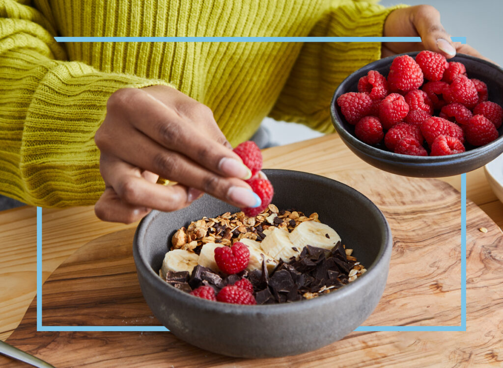 Whipped Chocolate Mousse with Berries