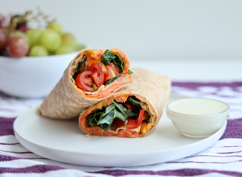 A High-Protein Salmon & Veggie Wrap Recipe for Weight Loss