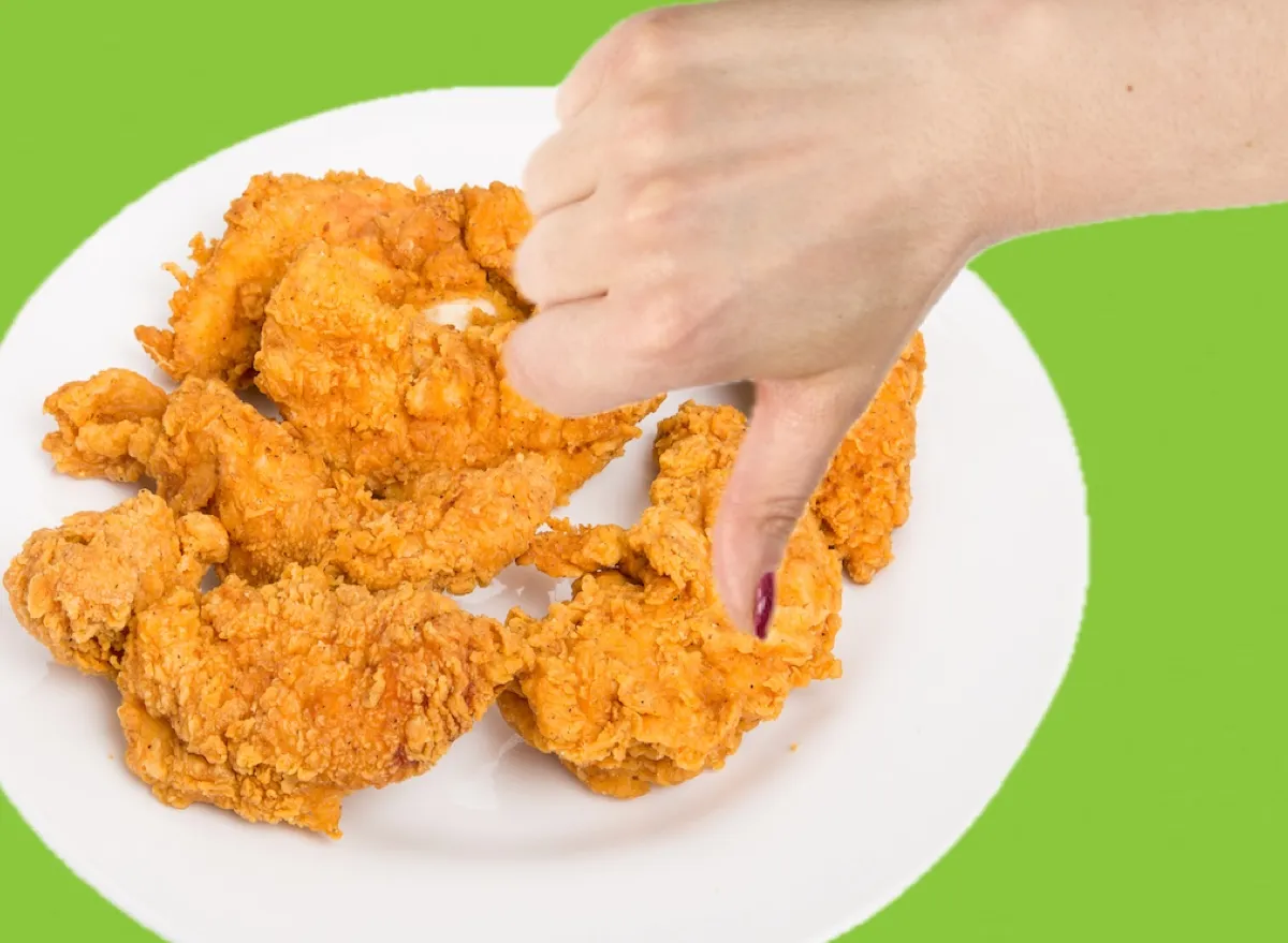 The #1 Unhealthiest Fast Food Chicken Tenders You Can Order Right Now